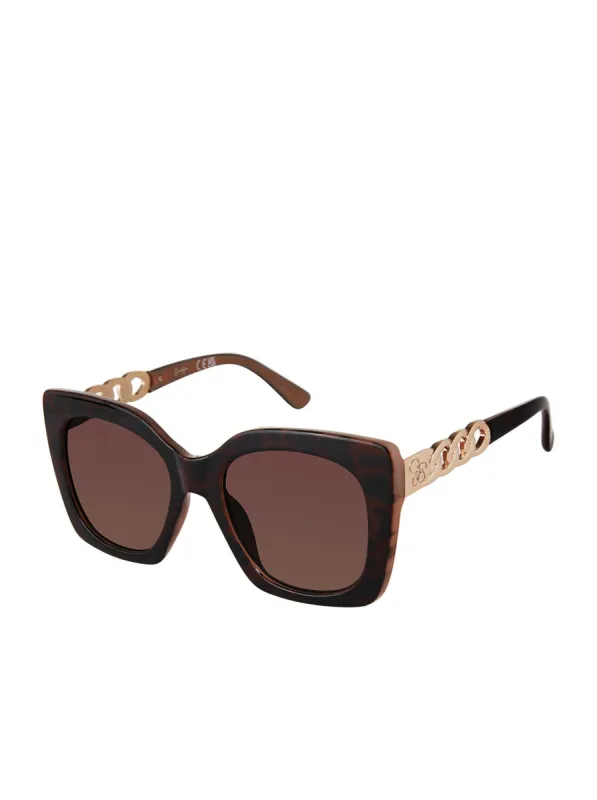 Glamorous Metal Cat Eye Sunglasses in Tortoise & Nude sold by Jessica Simpson
