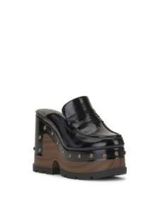 Hunyie Platform Clog in Black sold by Jessica Simpson