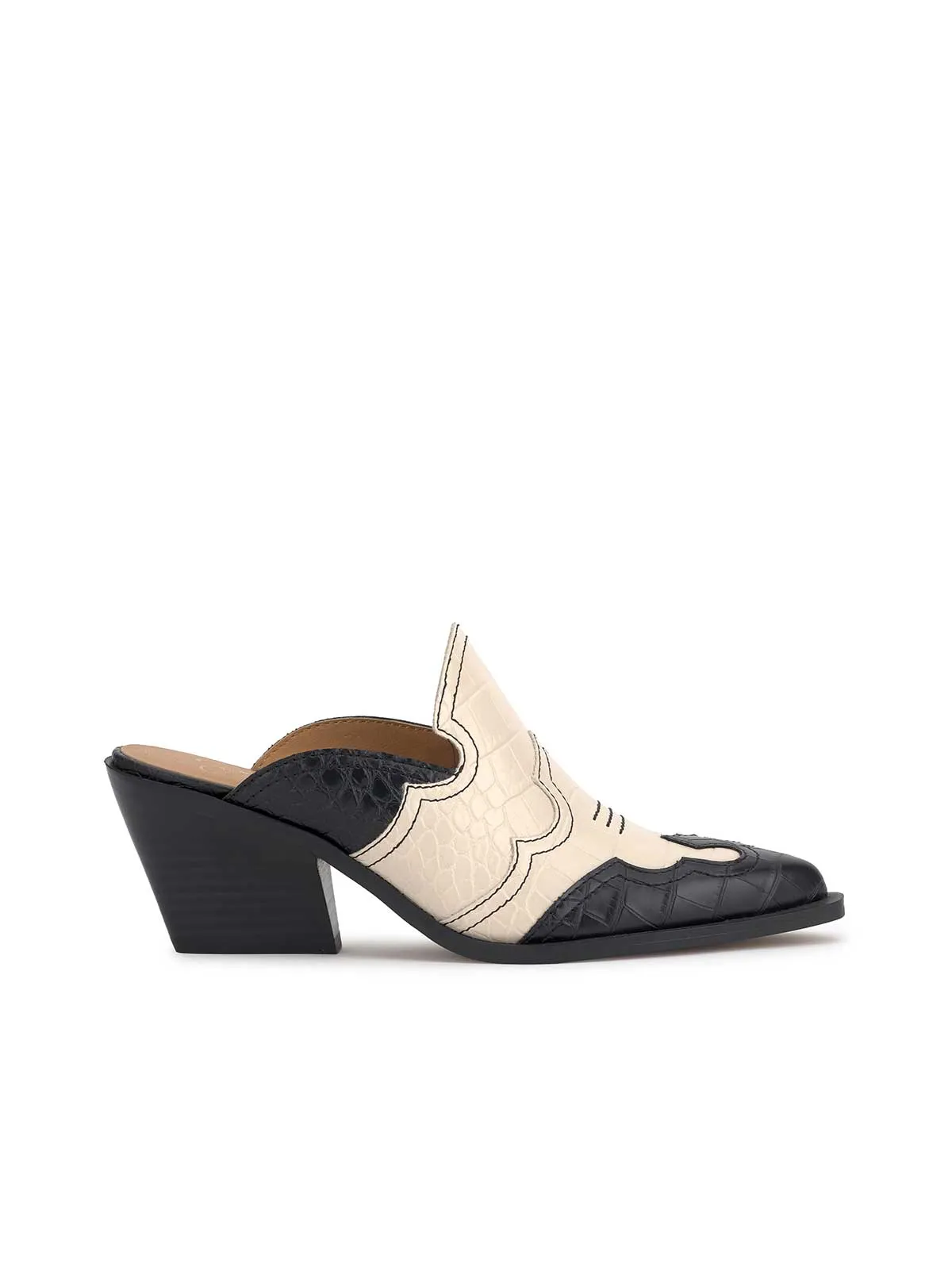 Zurina Heeled Mule in Two-Tone sold by Jessica Simpson product image thumbnail 2