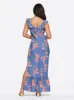 Raya Slip Dress in Happy Floret sold by Jessica Simpson