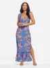 Raya Slip Dress in Happy Floret sold by Jessica Simpson