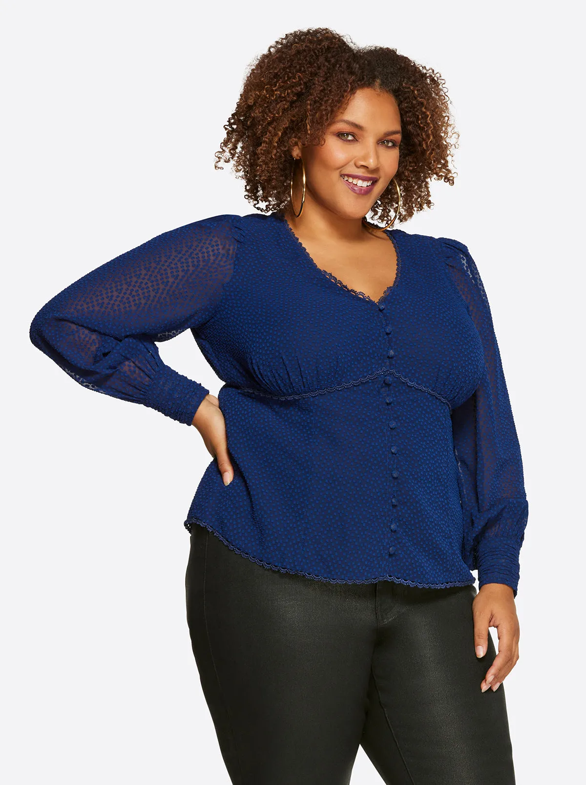 Elia Top in Ocean Cavern sold by Jessica Simpson product image thumbnail 2