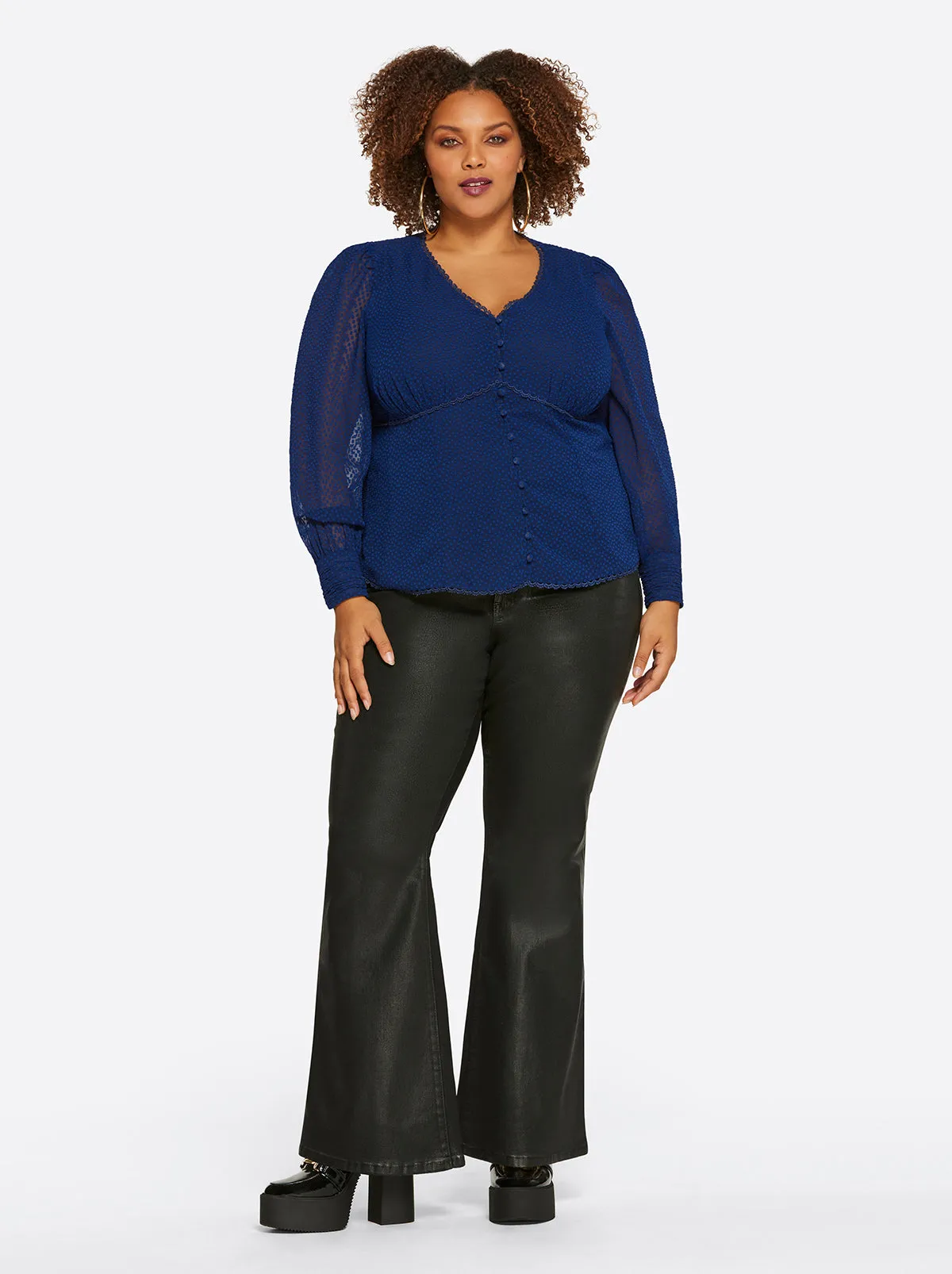 Elia Top in Ocean Cavern sold by Jessica Simpson product image thumbnail 4