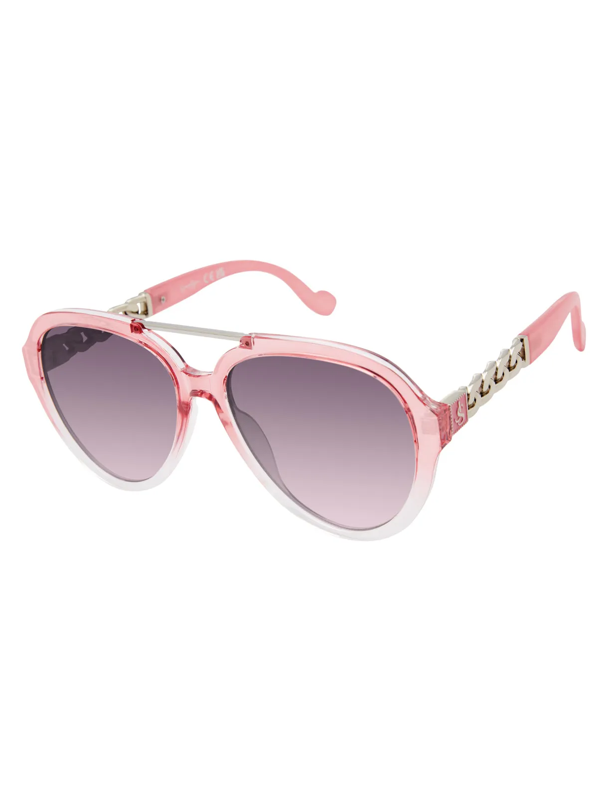 Modern Aviator Sunglasses in Cream to Pink Fade sold by Jessica Simpson