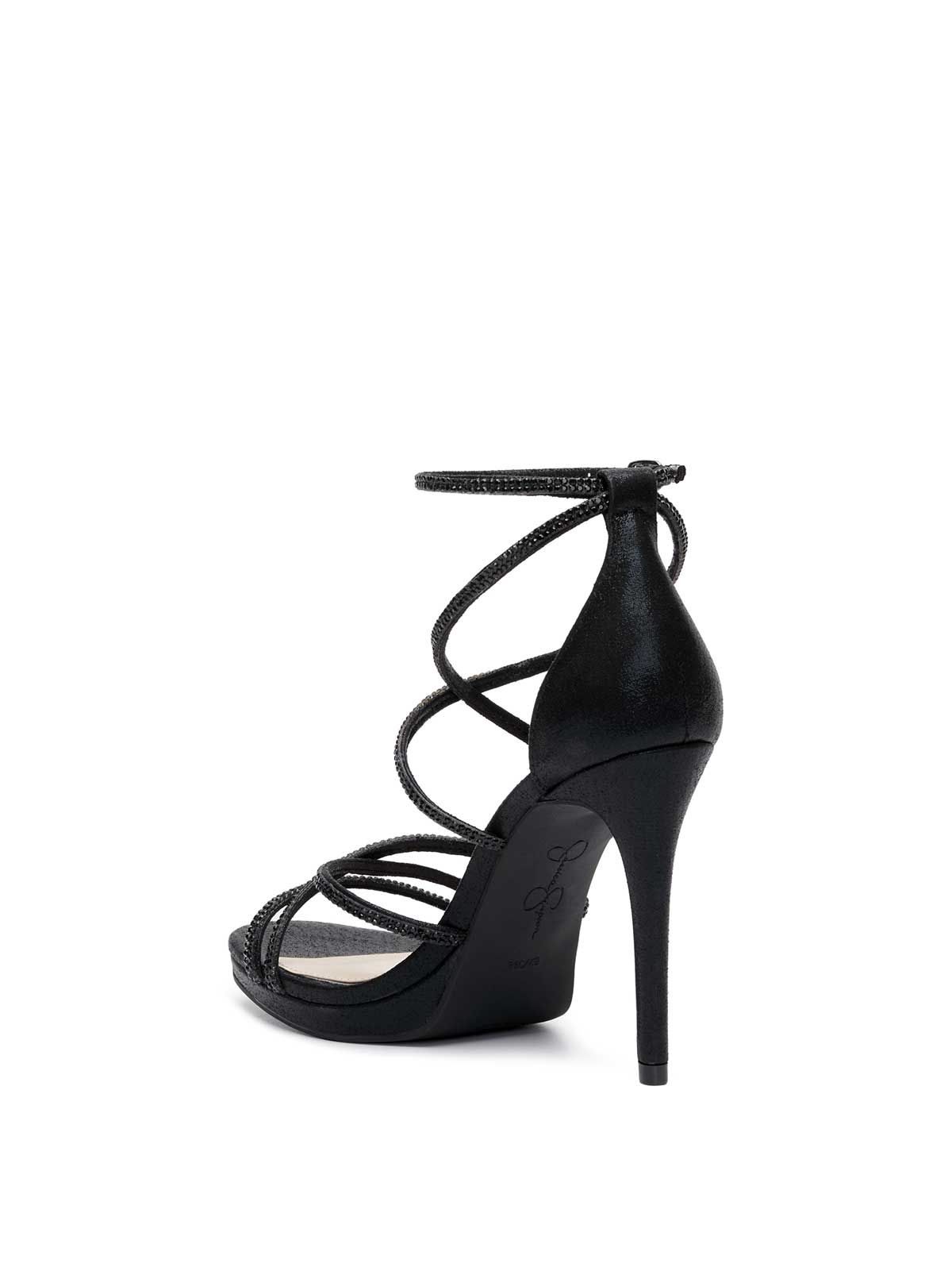 Jaeya High Heel in Black Shimmer sold by Jessica Simpson product image thumbnail 3
