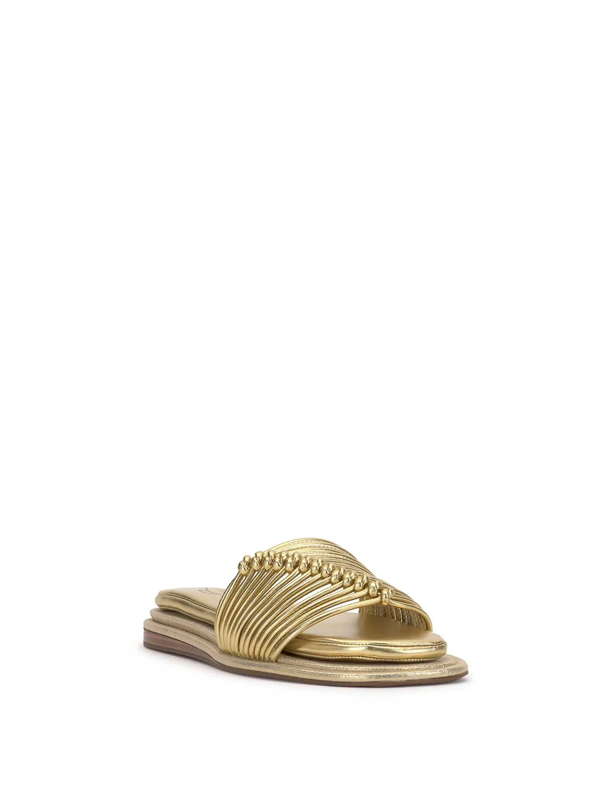 Belarina Flat Sandal in Gold sold by Jessica Simpson product image thumbnail 4