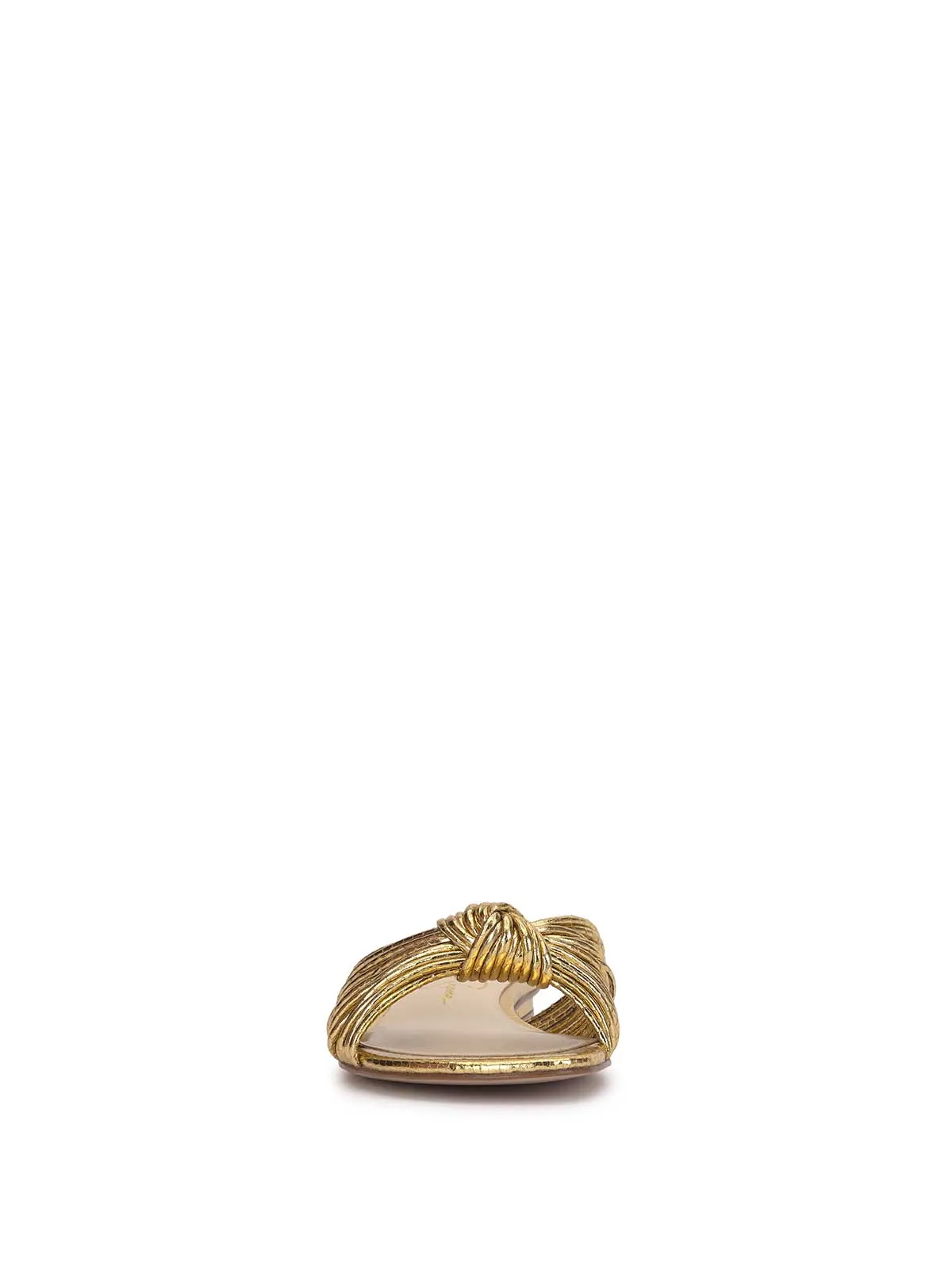 Dydra Knotted Flat Sandal in Gold sold by Jessica Simpson product image thumbnail 2
