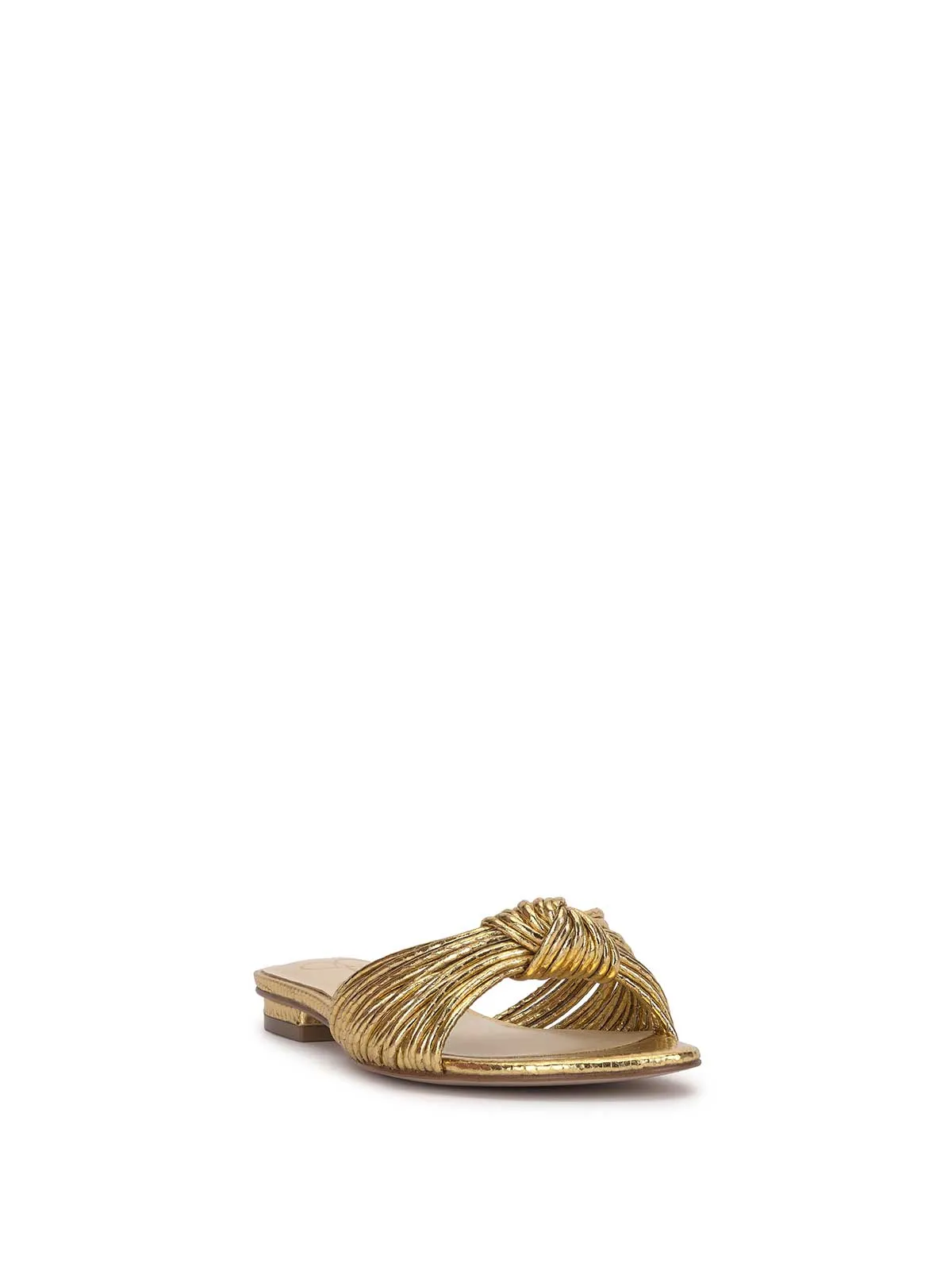 Dydra Knotted Flat Sandal in Gold sold by Jessica Simpson product image thumbnail 4