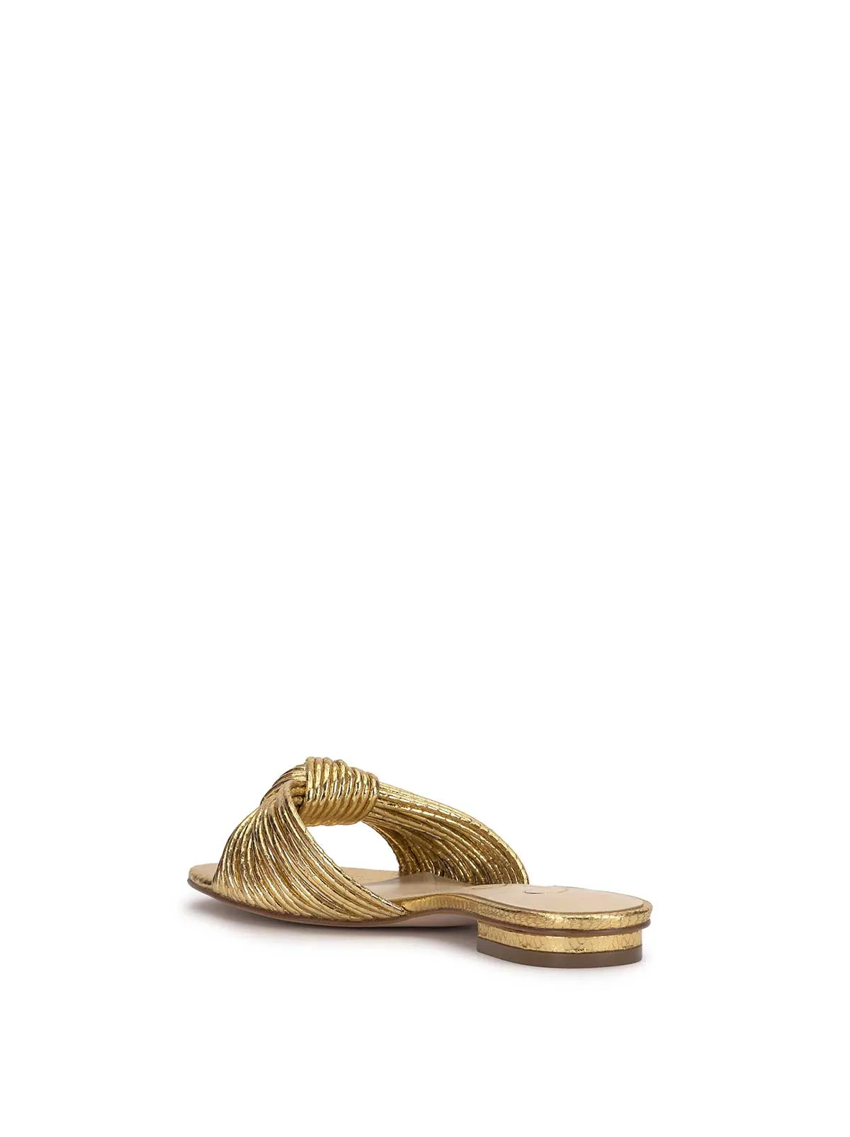 Dydra Knotted Flat Sandal in Gold sold by Jessica Simpson product image thumbnail 3