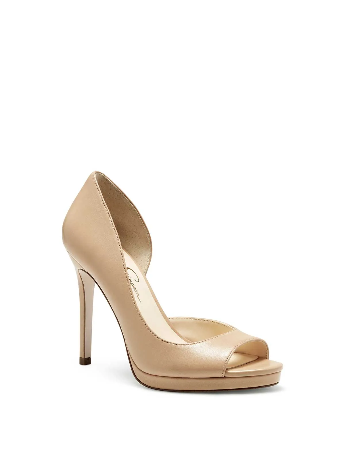 Kimli Peep Toe Pump in Buff sold by Jessica Simpson product image thumbnail 4