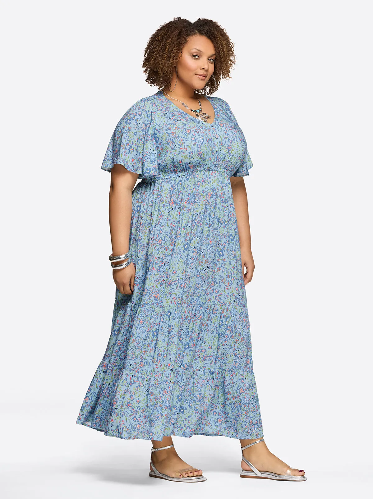 Naomi Dress in Decorative Blossoms sold by Jessica Simpson product image thumbnail 2