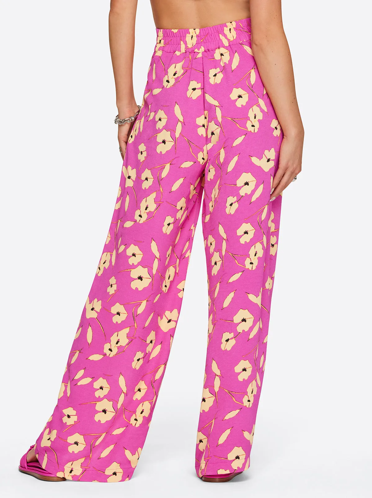 Winnie Wide Leg Pants in Withering Petals sold by Jessica Simpson product image thumbnail 4