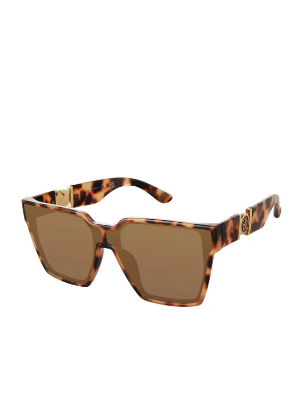 Oversized Square Cat Eye Sunglasses in Tortoise sold by Jessica Simpson