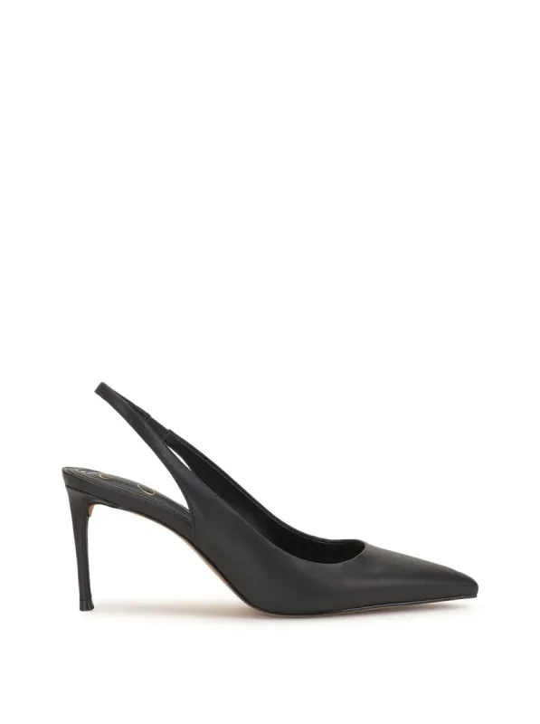 Souli Sling Back Heel in Black Leather sold by Jessica Simpson
