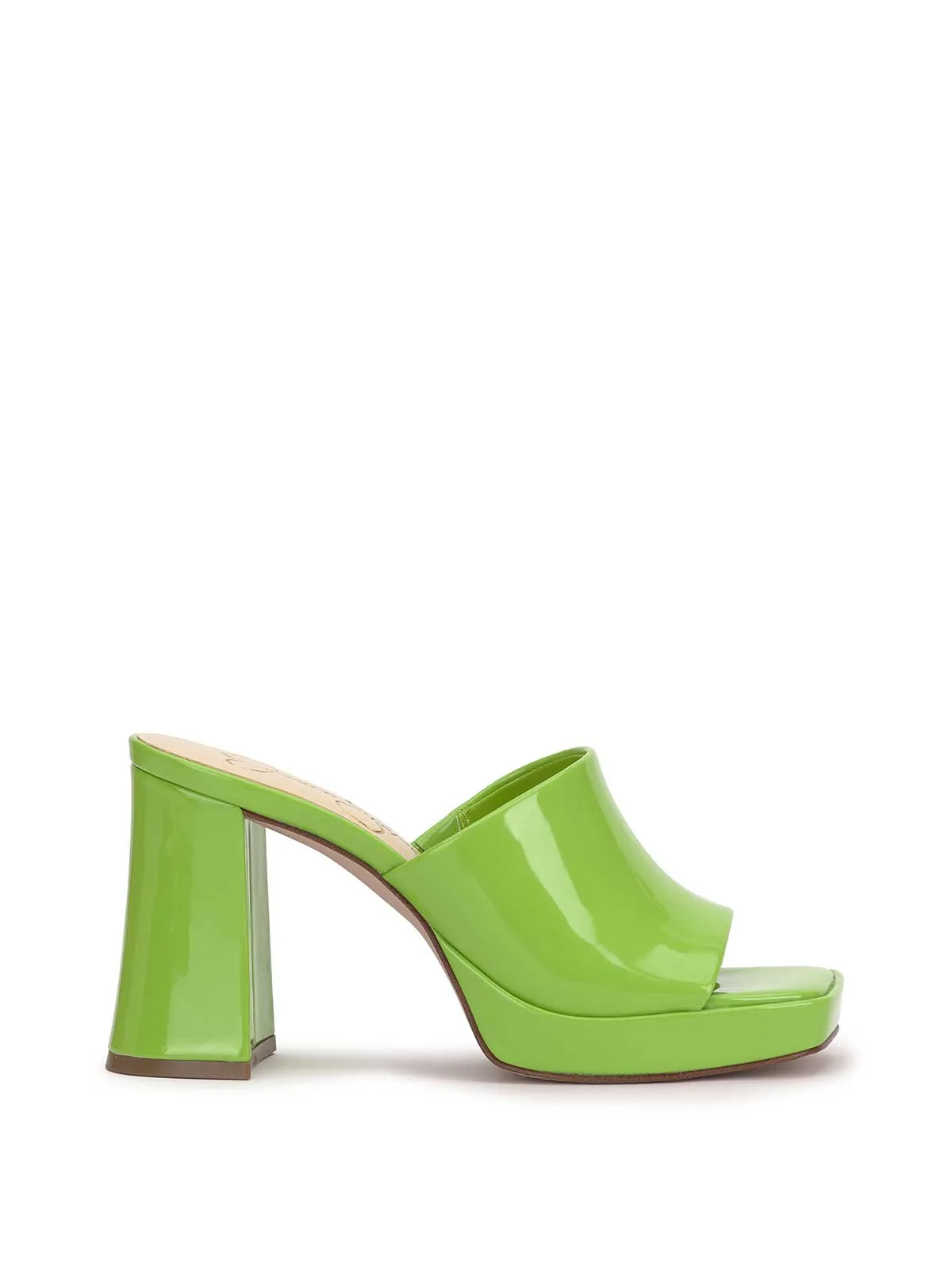 Kashet Mule Platform Sandal in Green sold by Jessica Simpson