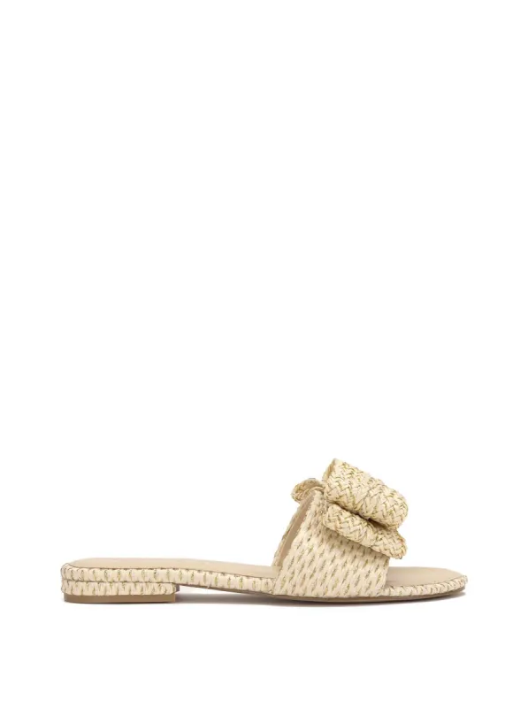 Avrena Bow Sandal in Natural sold by Jessica Simpson