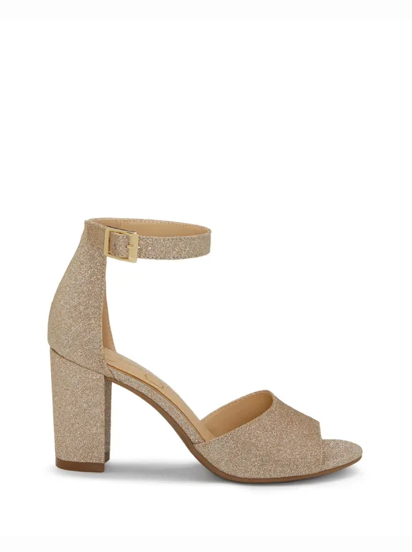 Sherron Sandal in Champagne sold by Jessica Simpson