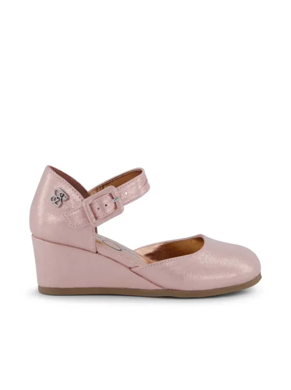 Girls' Tatiana Wedge Heel in Rose Gold sold by Jessica Simpson