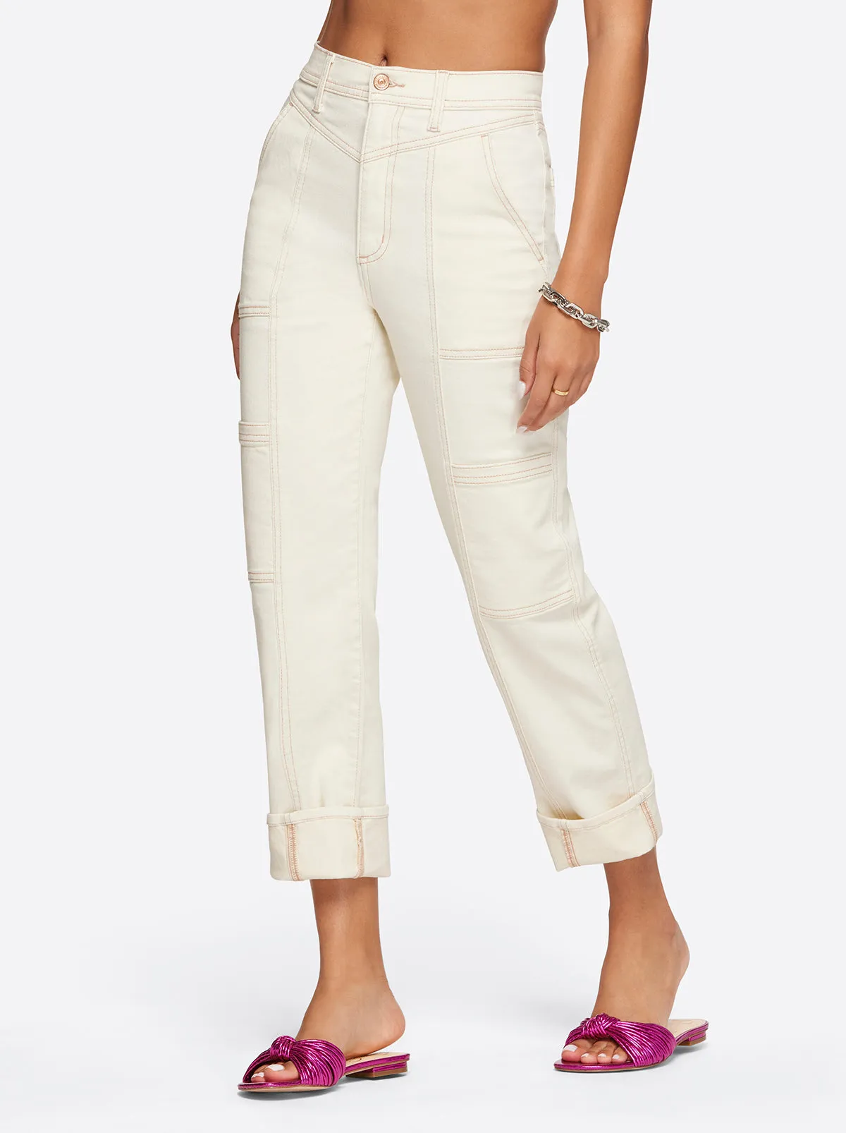 Straight Cargo Ankle in Ecru sold by Jessica Simpson product image thumbnail 2