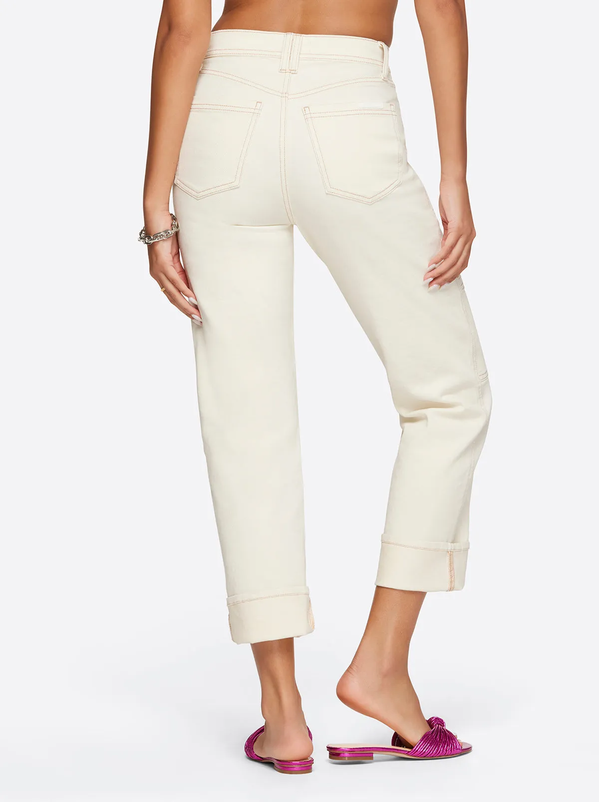 Straight Cargo Ankle in Ecru sold by Jessica Simpson product image thumbnail 3