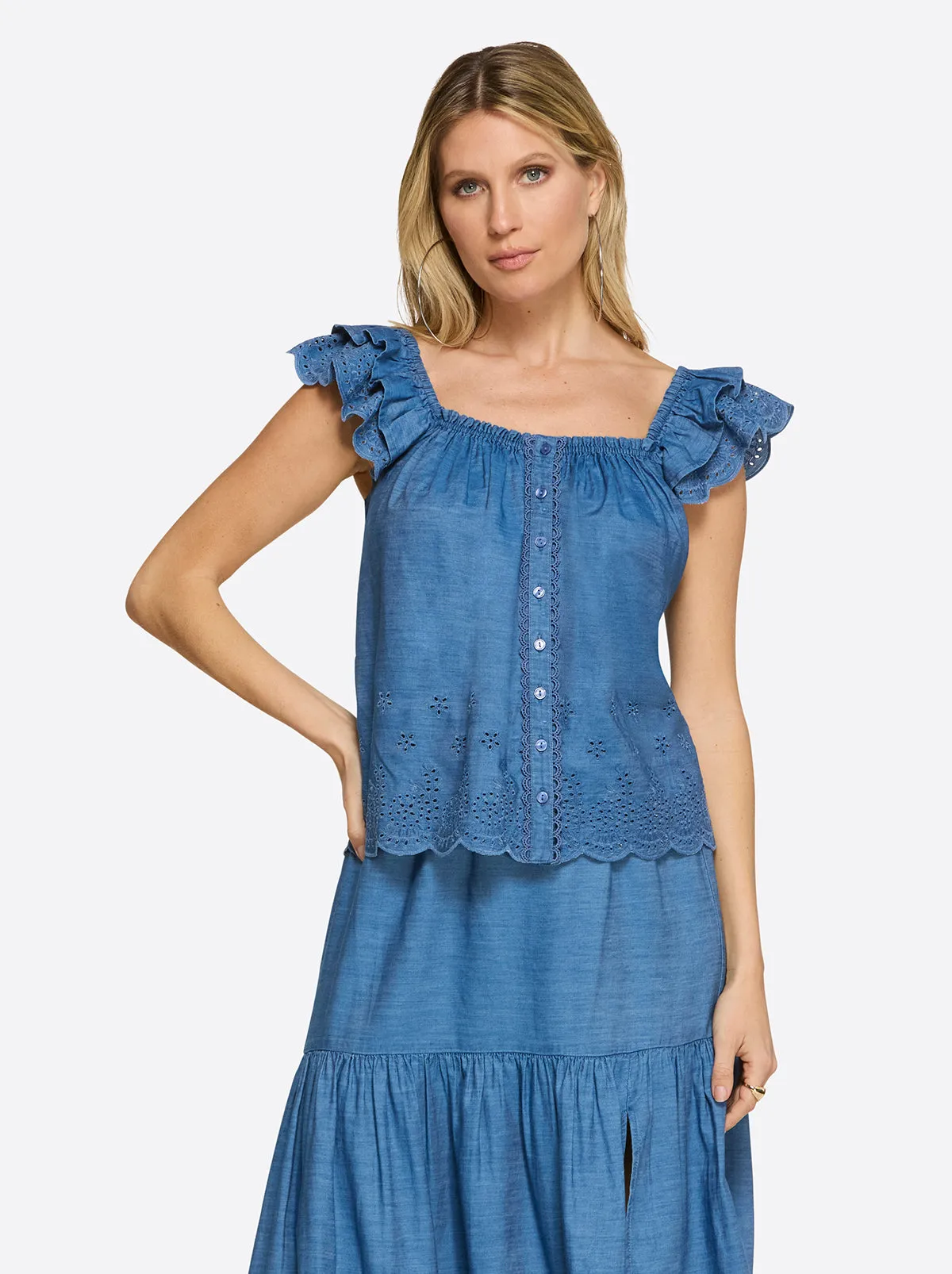 Violetta Top in Premium sold by Jessica Simpson