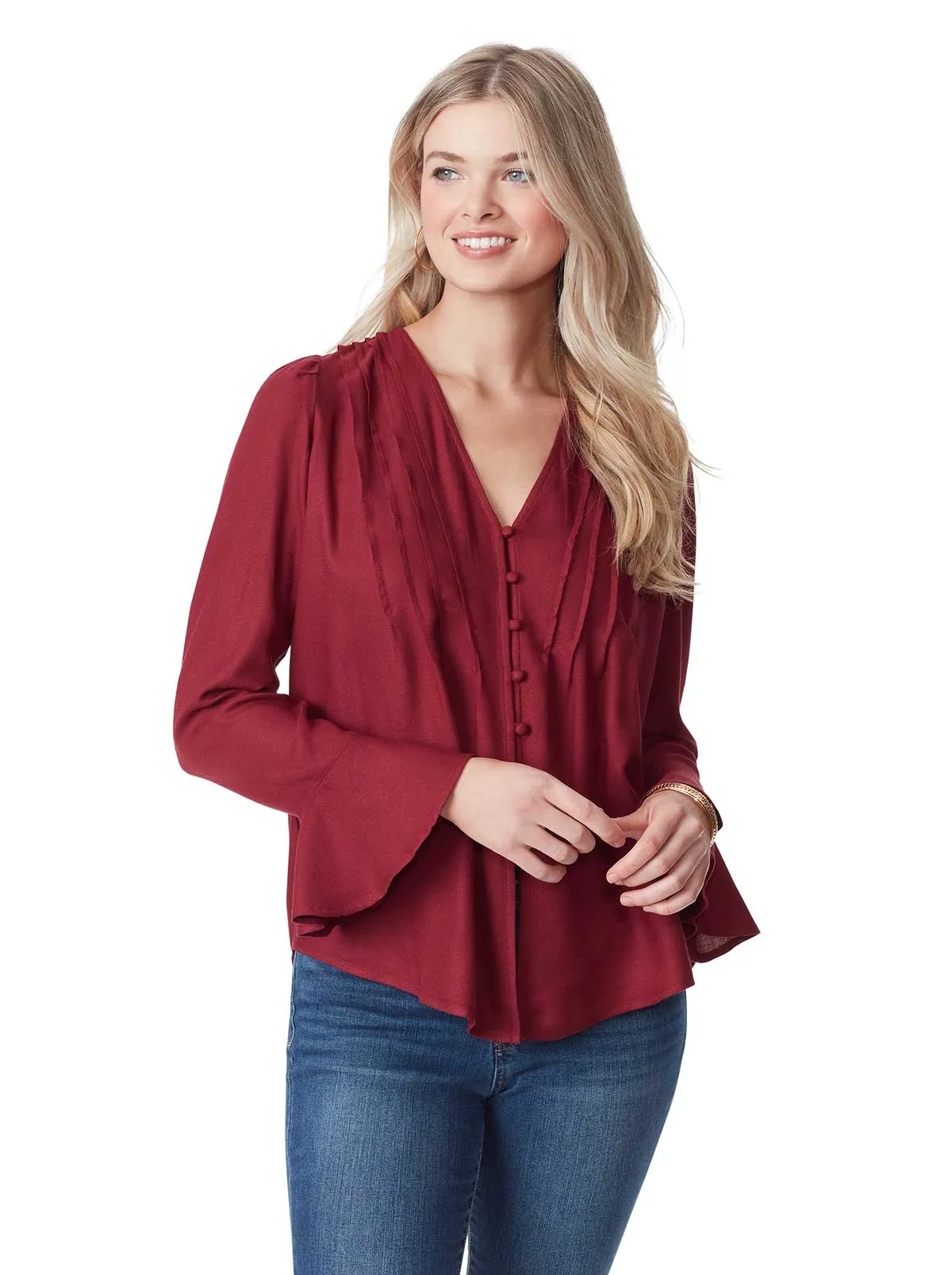 Cecily Top in Syrah sold by Jessica Simpson product image thumbnail 2