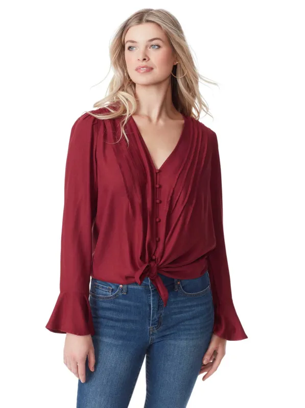 Cecily Top in Syrah sold by Jessica Simpson