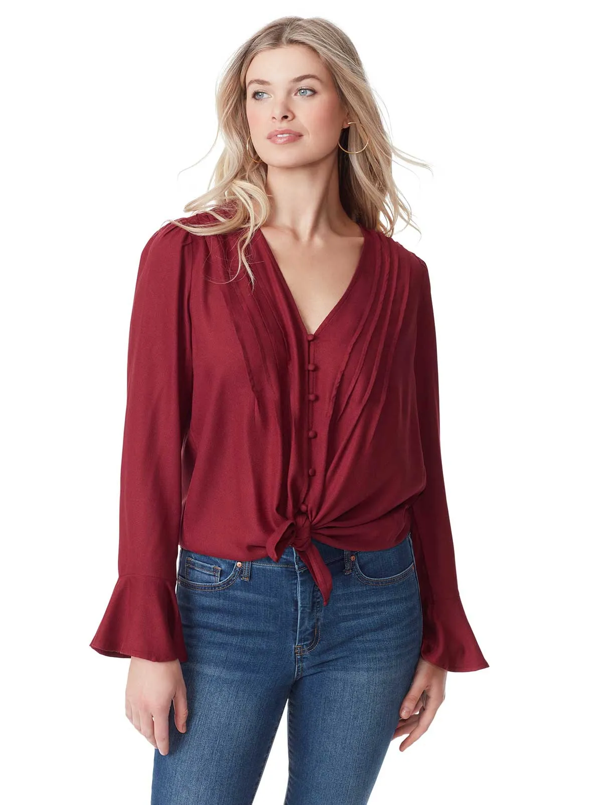 Cecily Top in Syrah sold by Jessica Simpson