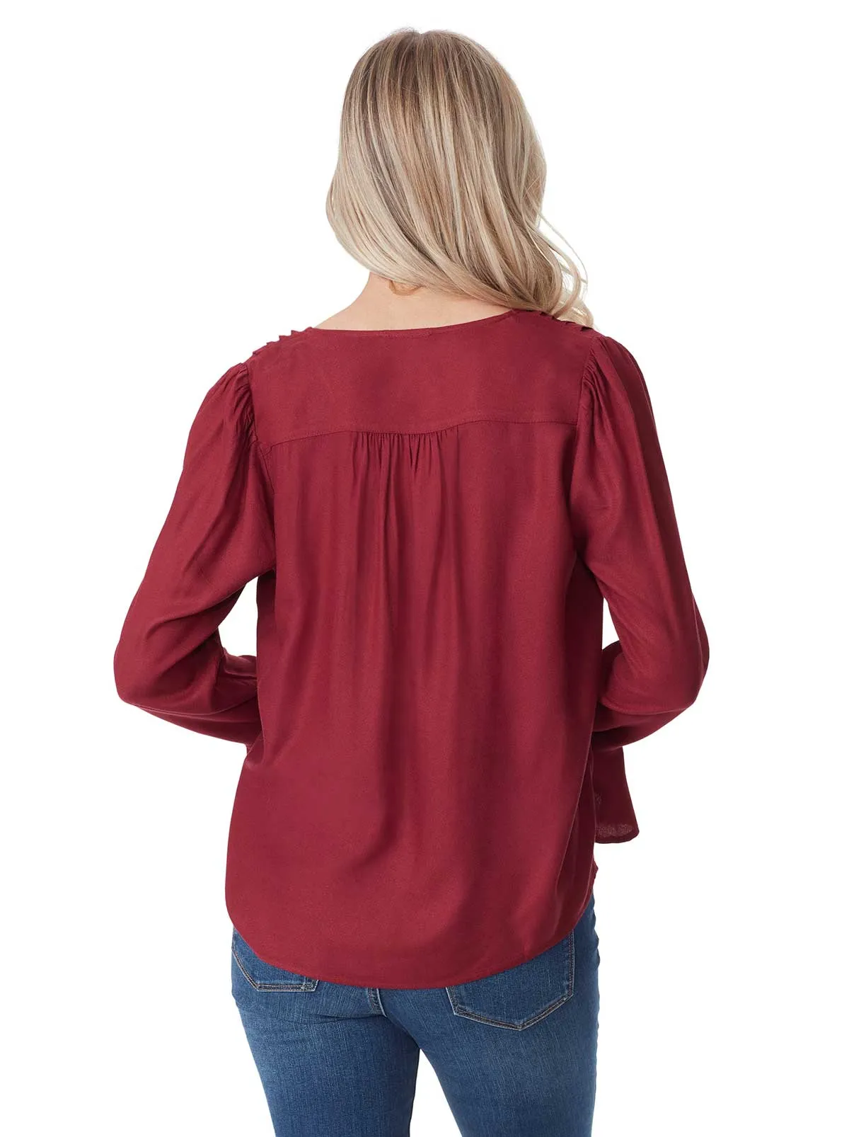 Cecily Top in Syrah sold by Jessica Simpson product image thumbnail 4