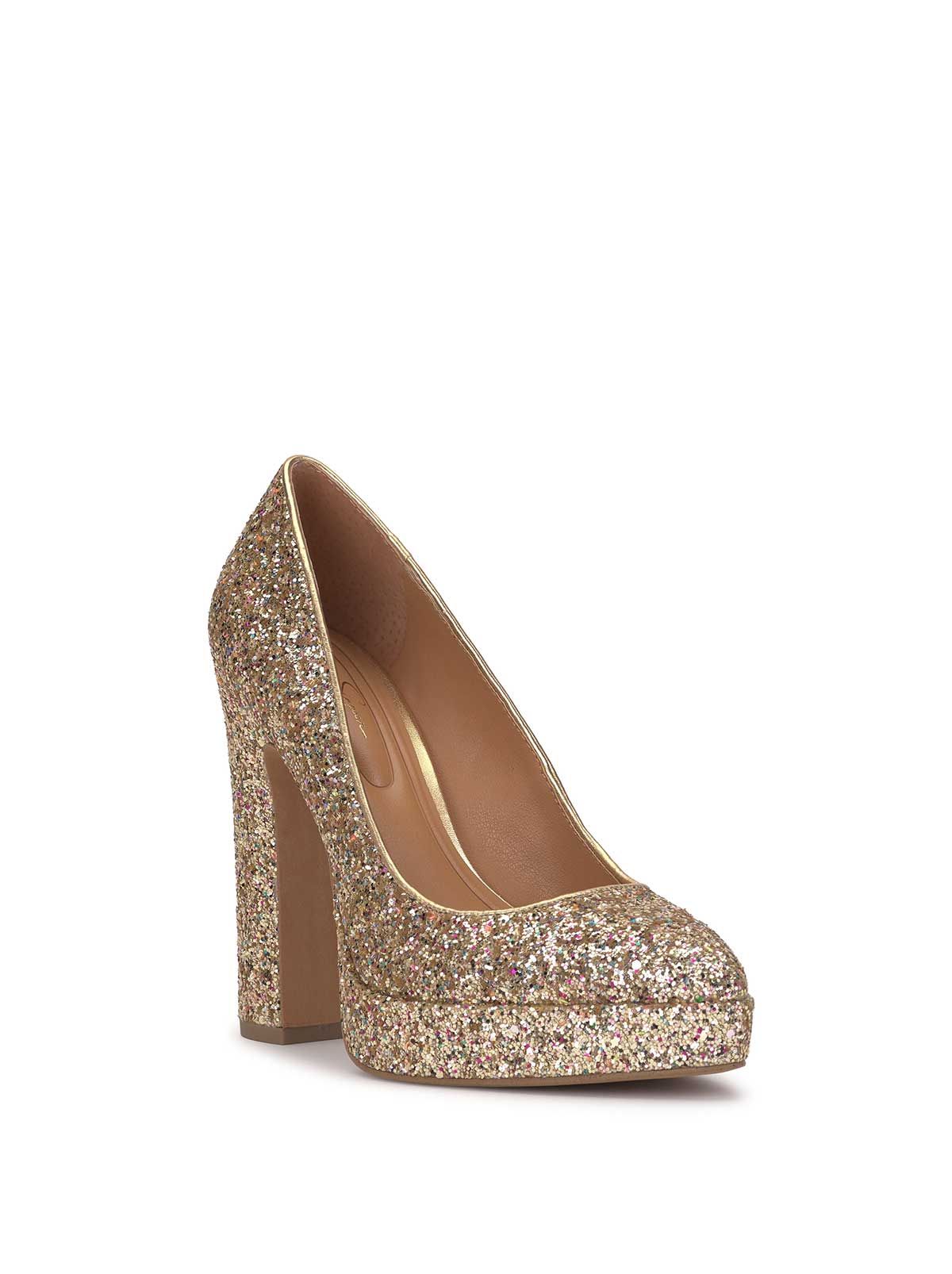Glynis Platform Pump in Party Gold sold by Jessica Simpson product image thumbnail 4