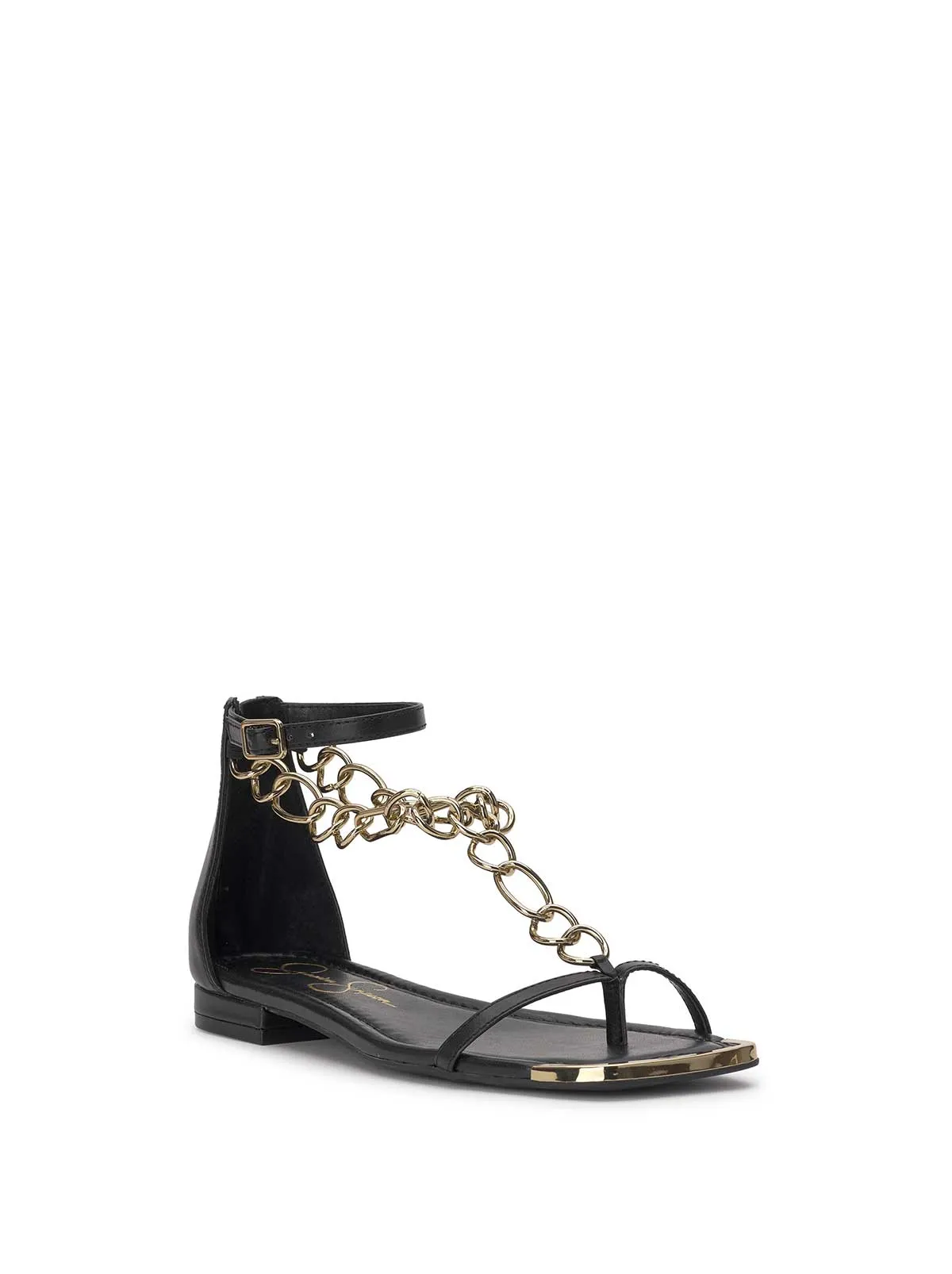 Edgey Flat Sandal in Black sold by Jessica Simpson product image thumbnail 4