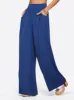 Winnie Wide Leg Pants in Medieval Blue sold by Jessica Simpson