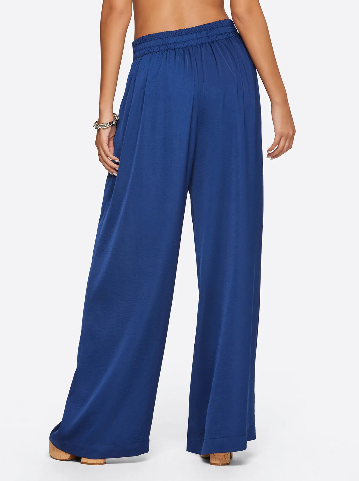 Winnie Wide Leg Pants in Medieval Blue sold by Jessica Simpson product image thumbnail 3