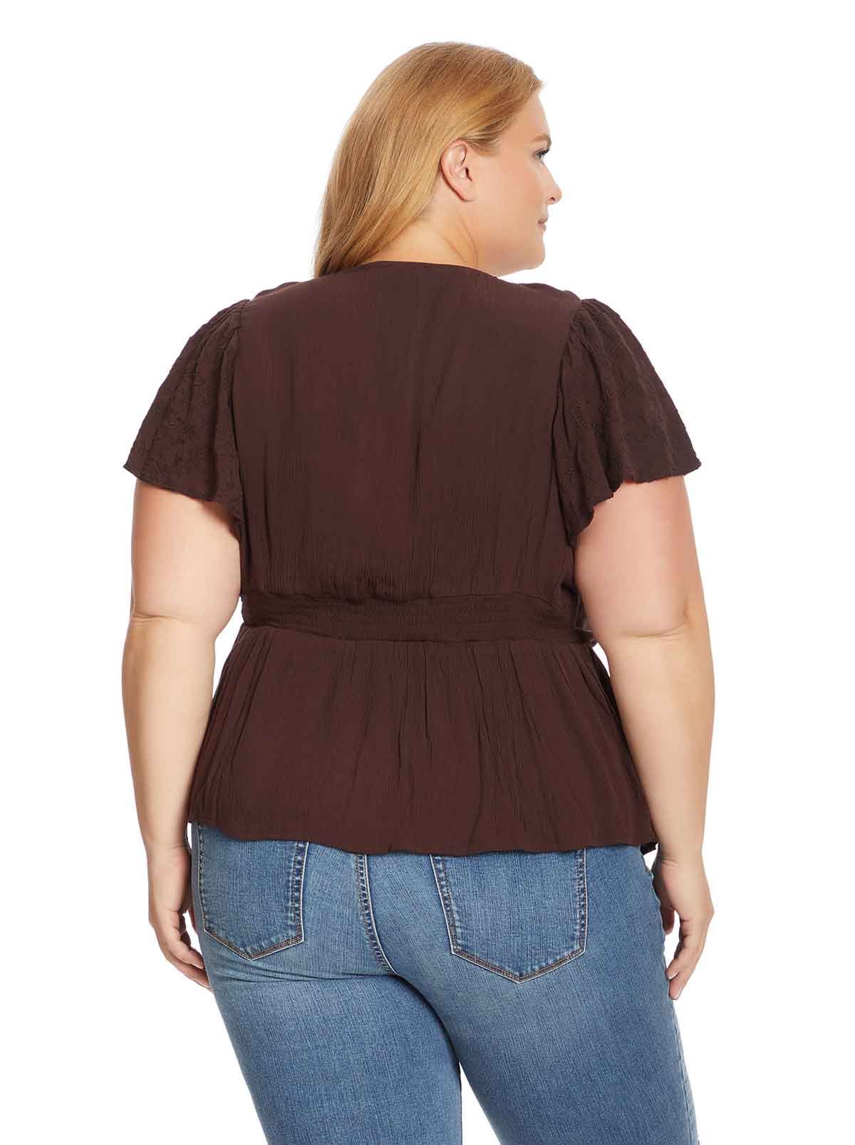 Sariah Top in Coffee sold by Jessica Simpson product image thumbnail 2