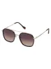Square Metal Aviator Pilot Sunglasses in Gold & Tortoise sold by Jessica Simpson