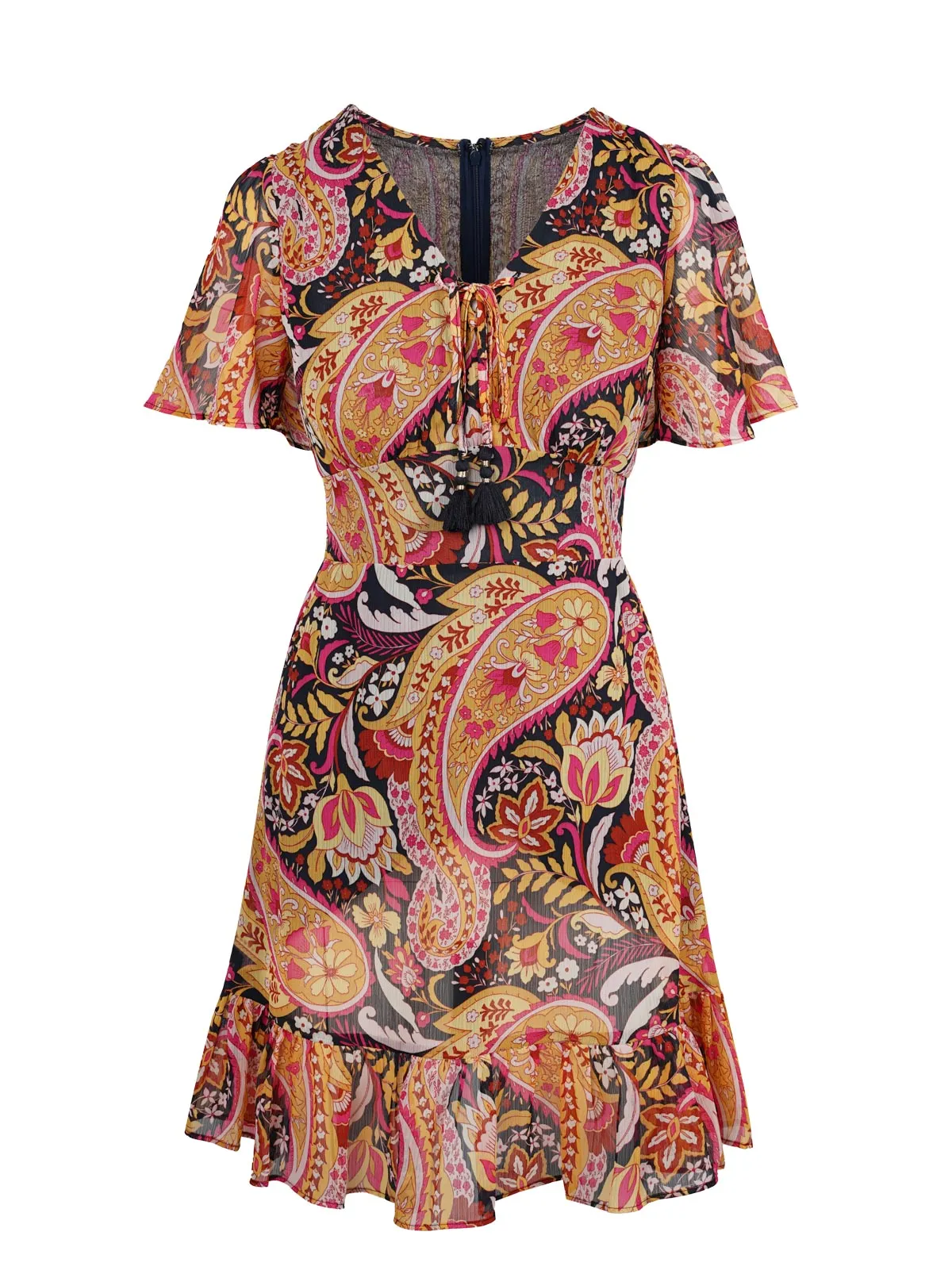 Lottie Dress in Paisley World sold by Jessica Simpson product image thumbnail 2