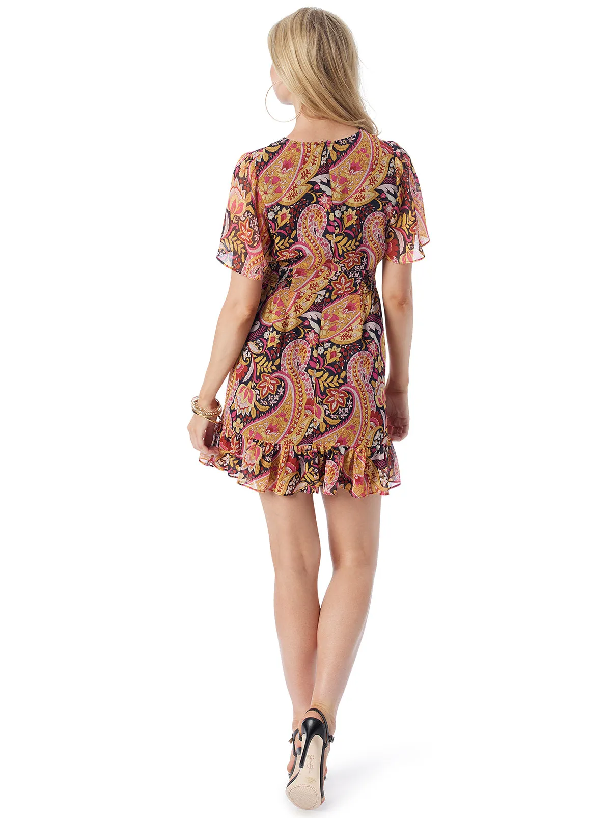 Lottie Dress in Paisley World sold by Jessica Simpson product image thumbnail 5