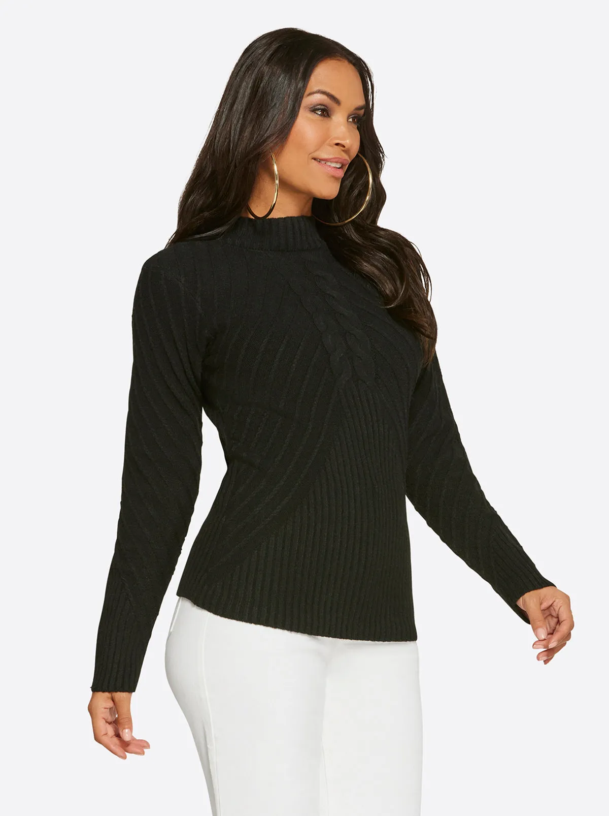 Adena Sweater in Black sold by Jessica Simpson product image thumbnail 2