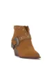 Pivvy Western Buckle Bootie in Brown Sugar sold by Jessica Simpson