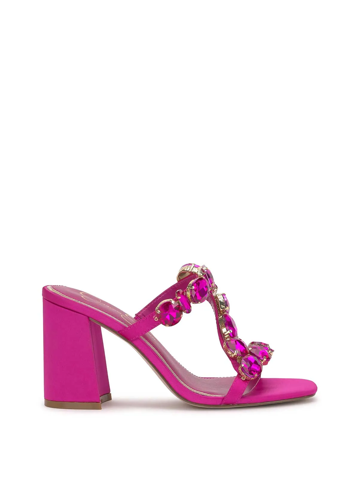 Amilir Block Heel in Brightest Pink sold by Jessica Simpson