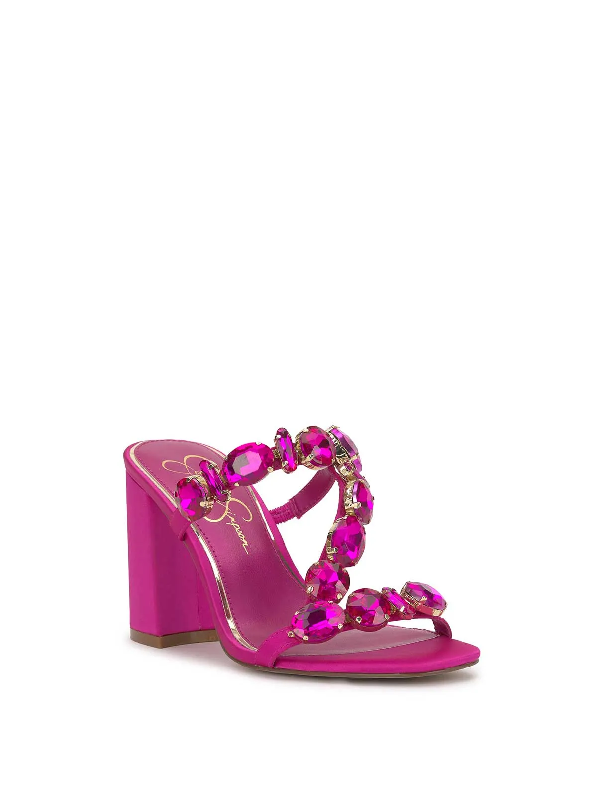 Amilir Block Heel in Brightest Pink sold by Jessica Simpson product image thumbnail 4