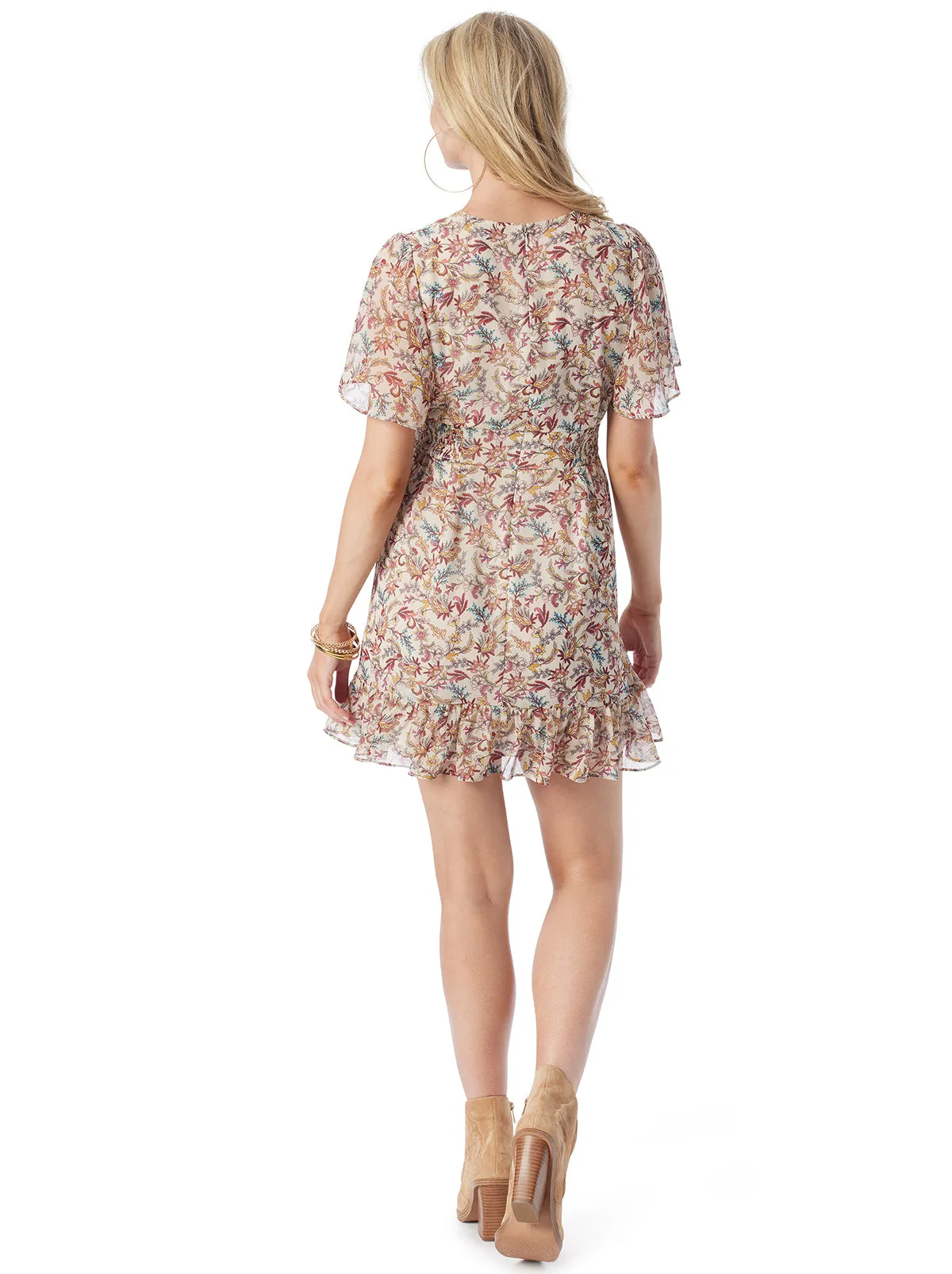 Lottie Dress in Cartoon Florals sold by Jessica Simpson product image thumbnail 5