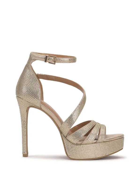 Shyremin Platform Sandal in Champagne sold by Jessica Simpson