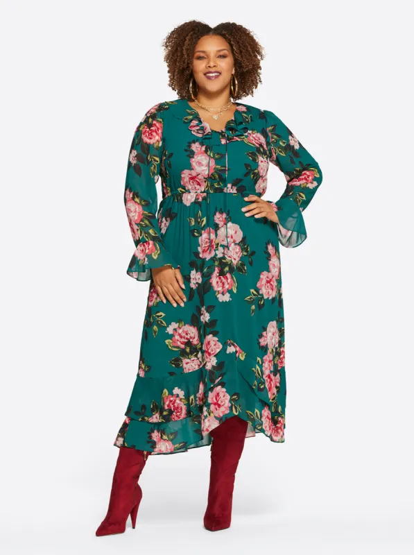 Aneesa Dress in Cosmic Rosettes sold by Jessica Simpson