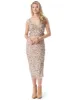 Aubrier Dress in Cartoon Florals sold by Jessica Simpson