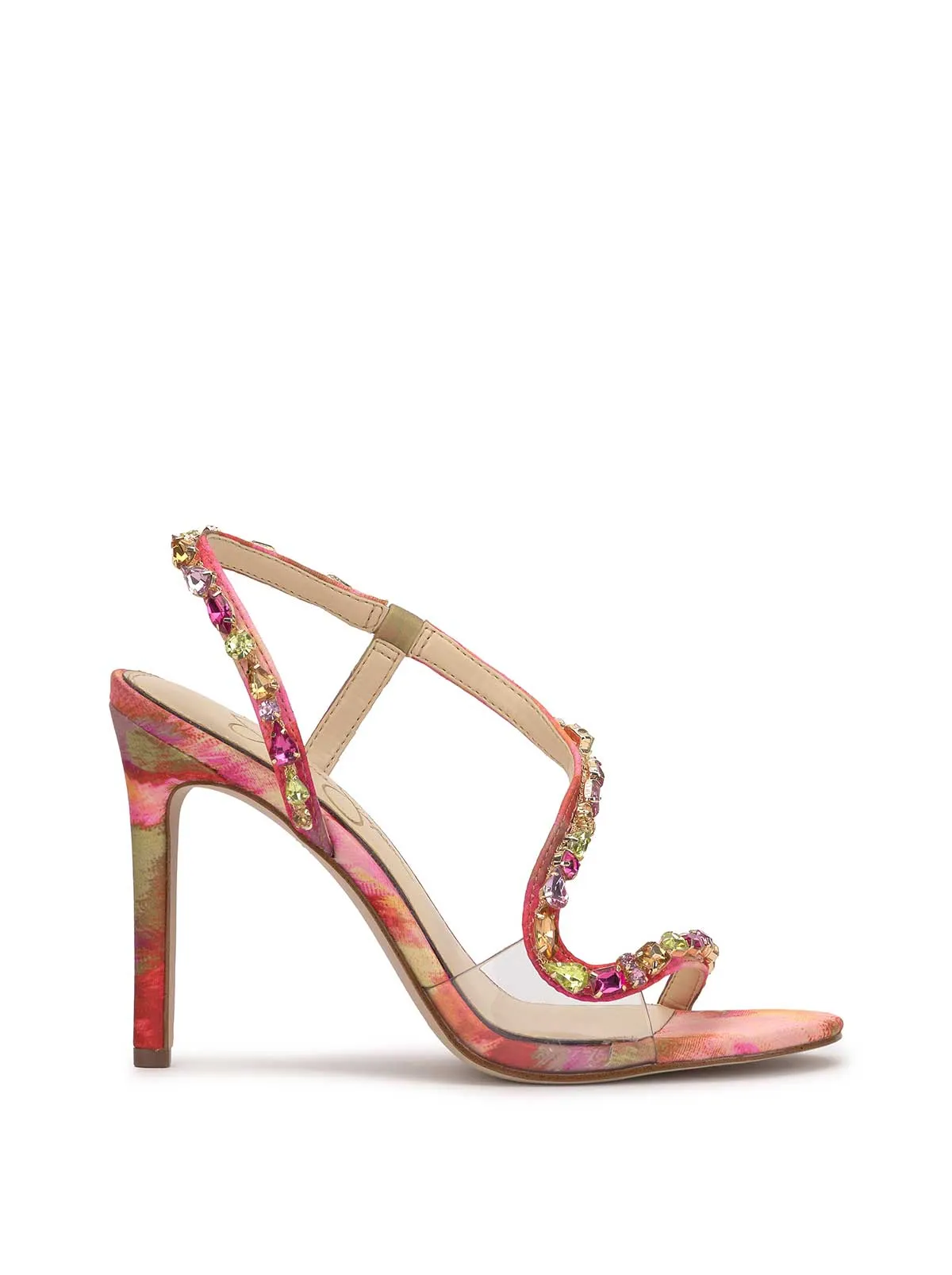 Jaycin High Heel in Pink Floral sold by Jessica Simpson