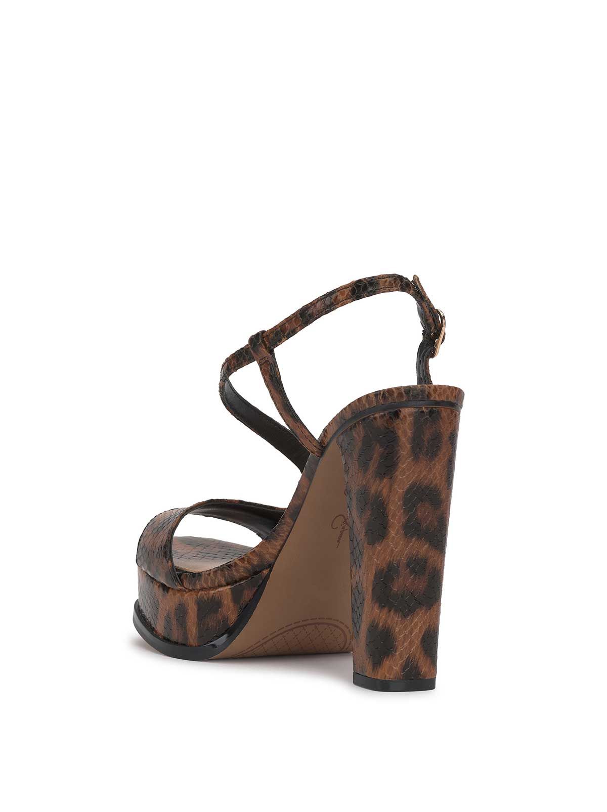 Gafira Platform Sandal in Leopard sold by Jessica Simpson product image thumbnail 3