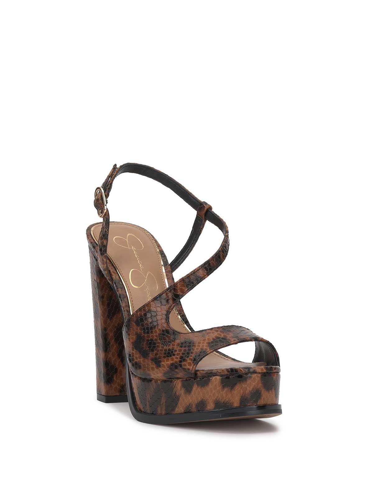 Gafira Platform Sandal in Leopard sold by Jessica Simpson product image thumbnail 4