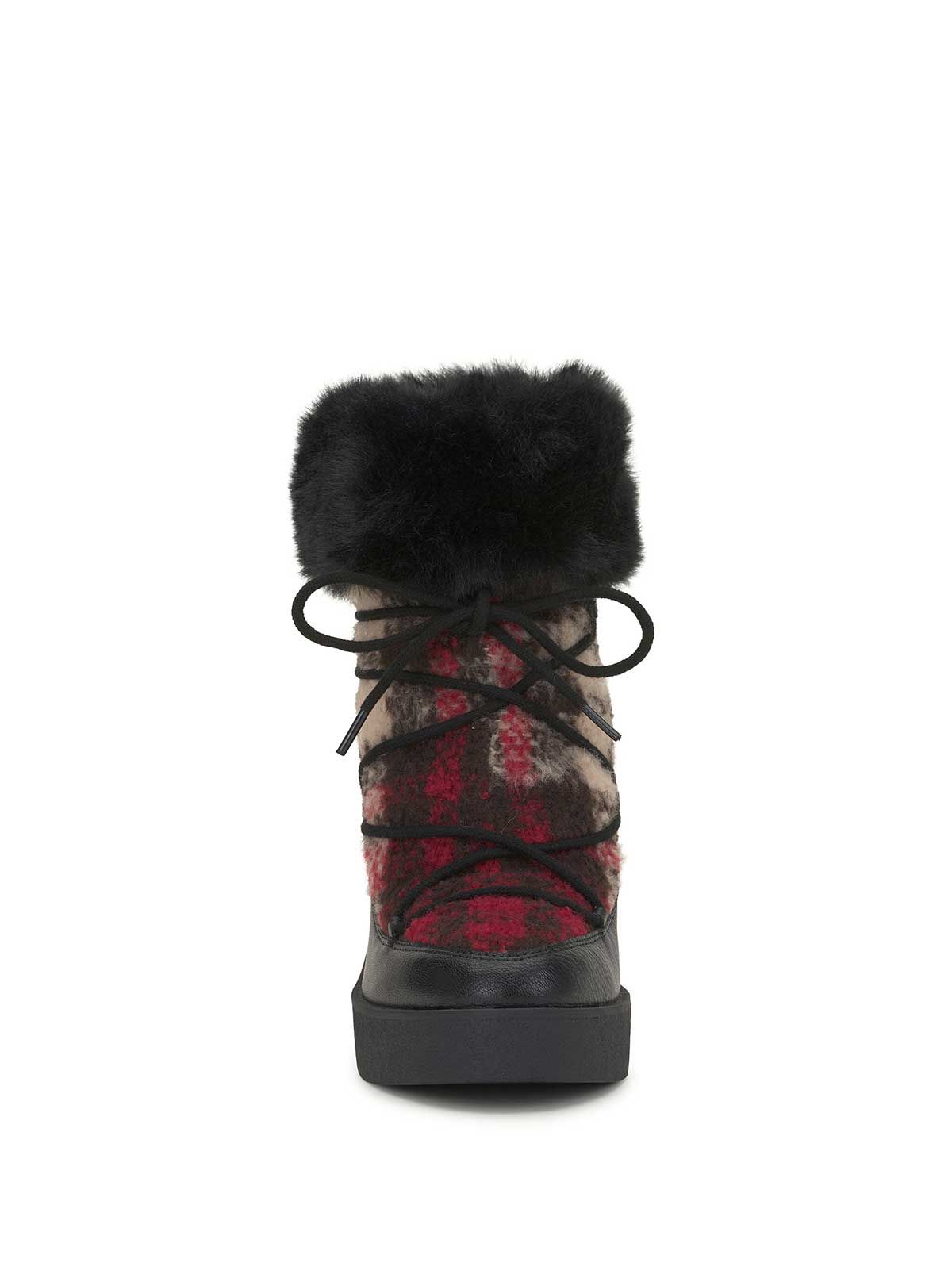 Myina Wedge Bootie in Red Plaid sold by Jessica Simpson product image thumbnail 2