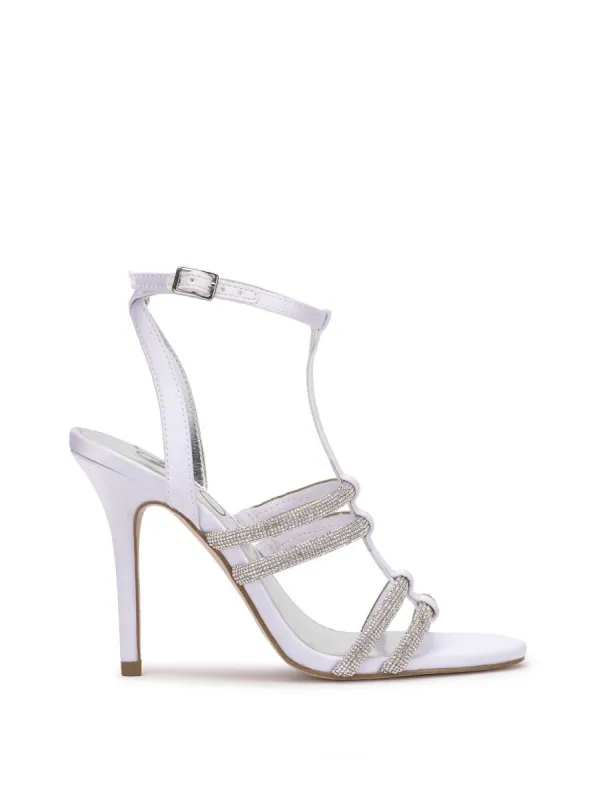 Tiannah T-Strap High Heel in White sold by Jessica Simpson